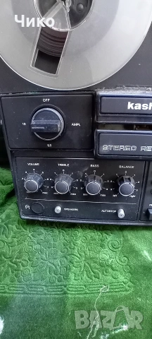 Стар работещ руски магнетофон Кащан, снимка 3 - Антикварни и старинни предмети - 54126065