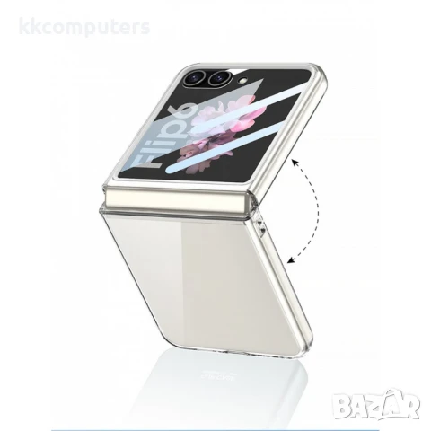 Samsung Galaxy Z Flip7 FE 5G / Z Flip6 5G PC Калъф с протектор от закалено стъкло , снимка 9 - Калъфи, кейсове - 51415533