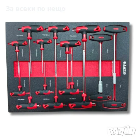 Професионален шкаф с инструменти с 12 чекмеджета - 11 пълни HAWEK, снимка 9 - Други инструменти - 50328172
