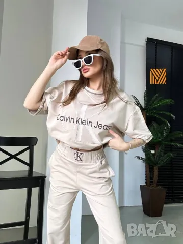 дамски комплекти тениска и долнище calvin klein jeans , снимка 6 - Комплекти - 46934255