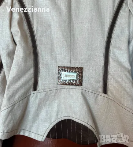 JUNONA Ленено Сако НОВО - М Лимитирана серия, снимка 2 - Сака - 50332836