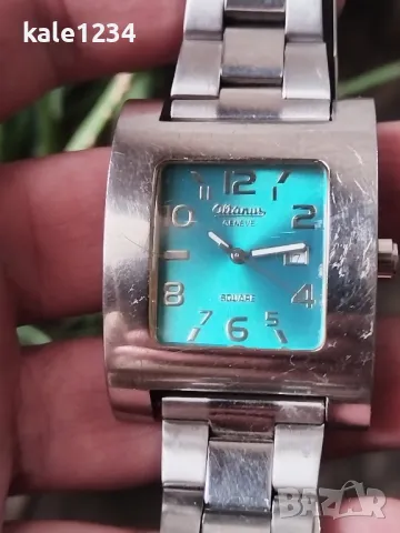 Швейцарски часовник Altanus square Geneve. Vintage watch. Ronda movement. Масивен. Мъжки , снимка 5 - Мъжки - 48079201