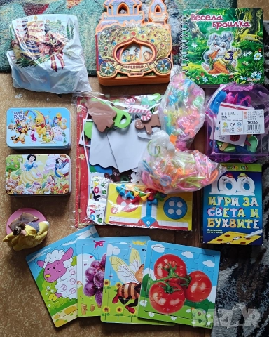 Пъзели 60 части и други 10Евро комплект всичко