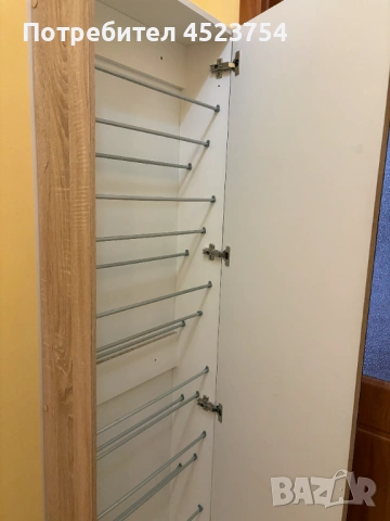 Шкаф за обувки с огледало, снимка 2 - Шкафове - 53923698