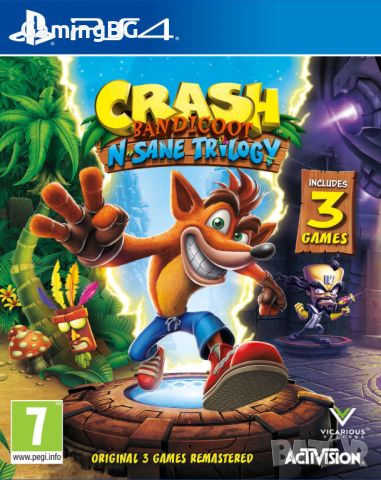 чисто нова Crash Bandicoot N. Sane Trilogy за PS4, снимка 1 - Игри за PlayStation - 45594267