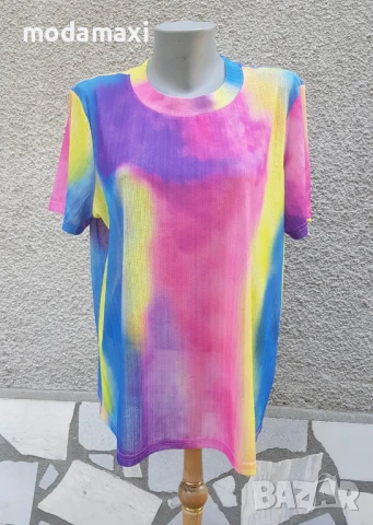 3XL  Нова  блуза Janina в преливащи тонове , снимка 1