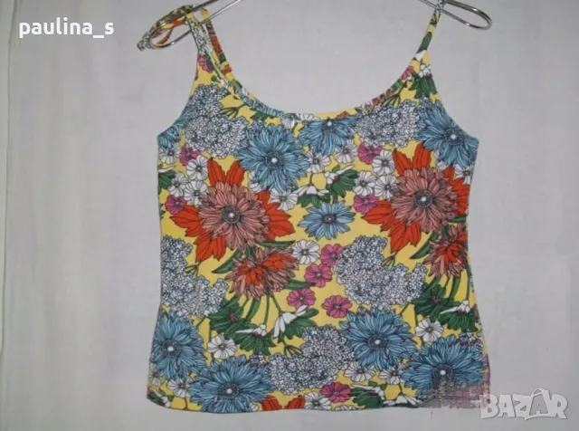 Два различни броя / XS / M / Памучен потник с бюстие "Оnly" и Цветен  , снимка 14 - Потници - 14388479