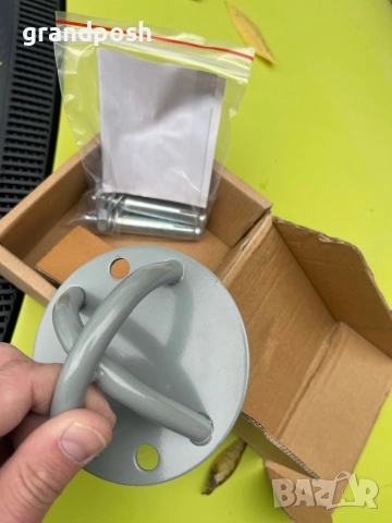 Халка, Кука, Анкер за монтаж на таван хамак люлка круша халки бокс, снимка 6 - Други спортове - 46474660