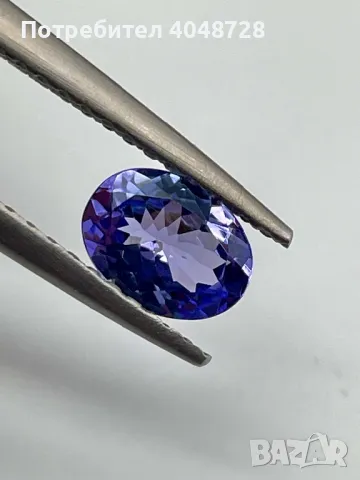 Инвестиционен естествен Танзанит 1.22ct. ALGT Сертификат, снимка 6 - Други - 47378632