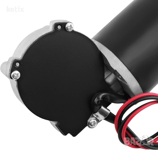 24 V реверсивен червячен мотор, висок въртящ момент 30 Nm, номинална мощност 45 W, снимка 2 - Други машини и части - 53511918