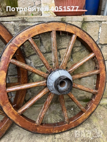 Колело от каруца, снимка 2 - Други ценни предмети - 54177457