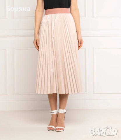 Twinset уникална нова с етикет розова пола солей еко кожа, снимка 16 - Поли - 52815968