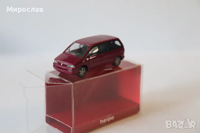 HERPA 1/87 H0 PEUGEOT 806 ИГРАЧКА КОЛИЧКА МОДЕЛ, снимка 2 - Колекции - 49259098