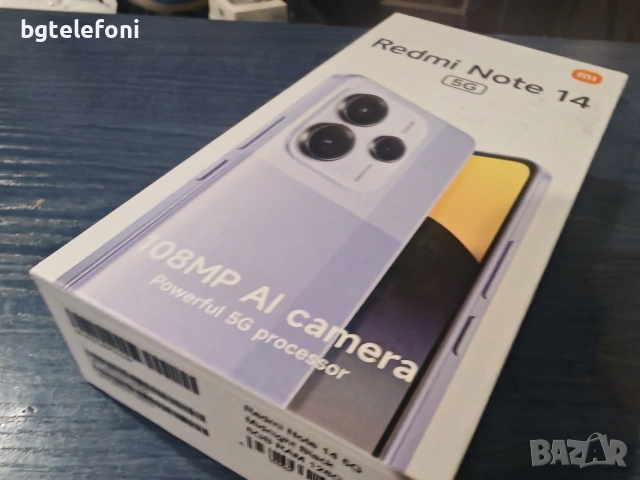 Xiaomi Redmi Note 14 5G 6/128 , чисто нов, снимка 2 - Xiaomi - 53865045