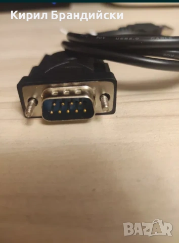 Преходник кабел USB към serial RS 232 port