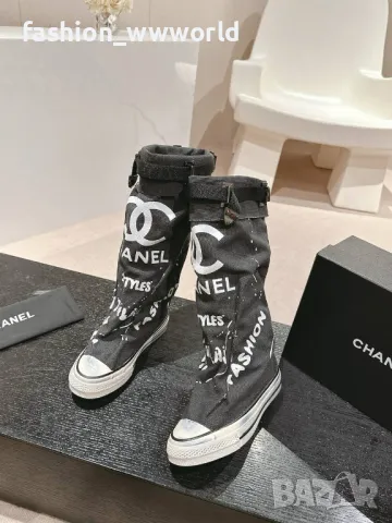 дамски ботуши CHANEL -реплика, снимка 5 - Дамски ботуши - 47316929