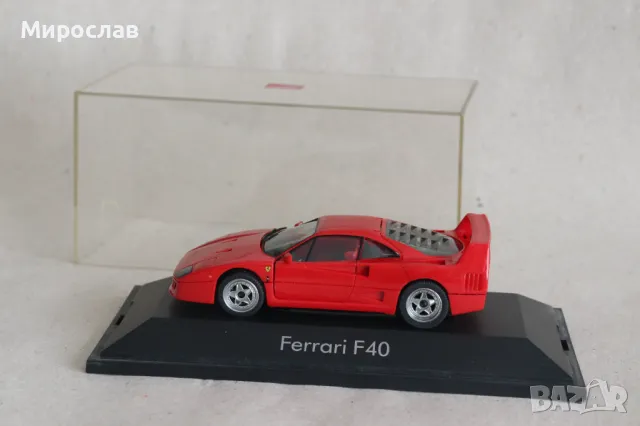 1:43 HERPA FERRARI F 40 КОЛИЧКА МОДЕЛ ИГРАЧКА, снимка 1 - Колекции - 49411708