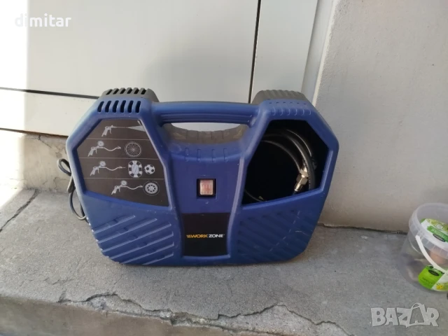 Мобилен компресор WORK ZONE WZ-AC 193, снимка 2 - Компресори - 50845177