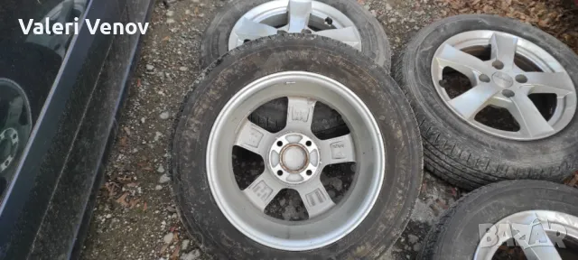 4х108 ЕТ 46 с Гуми HANKOOK 195/60/15 DOT (1523), снимка 2 - Гуми и джанти - 48230766