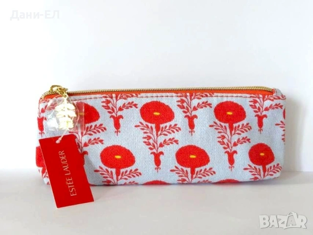 Estee Lauder козметичен несесер на червени цветя