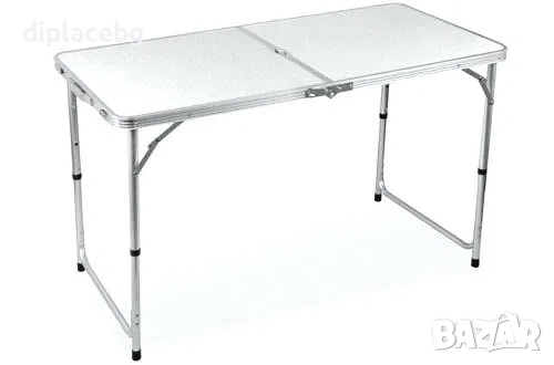 Маса 120х60см за Къмпинг Рибарска Маса сгъваема чисто нова, снимка 3 - Къмпинг мебели - 51689625