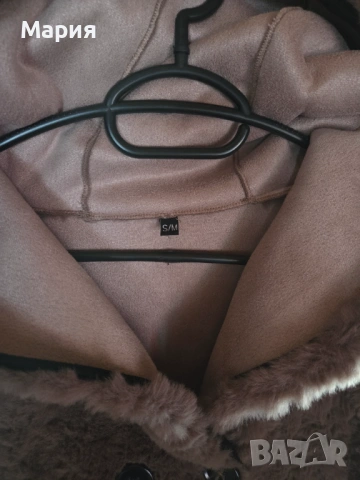 Палтенце в цвят какао, снимка 3 - Палта, манта - 53221268