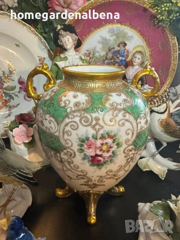Антикварна ваза Noritake Japan circa 1908 — 24к злато
