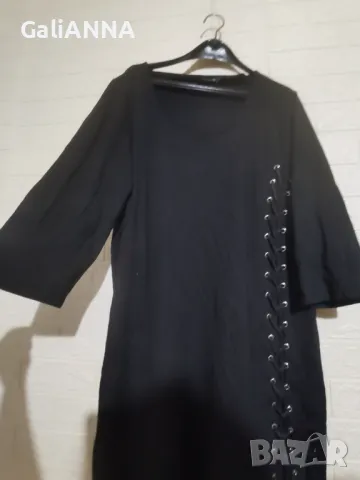 СТРАХОТНА РОКЛЯ С ЕФЕКТНА ДЕКОРАЦИЯ 3XL, снимка 4 - Рокли - 50132076