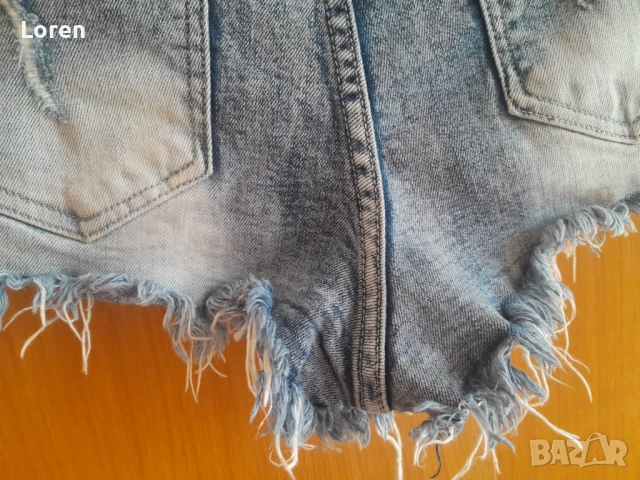 Дънки с перлички и камъчета, снимка 9 - Дънки - 50899526