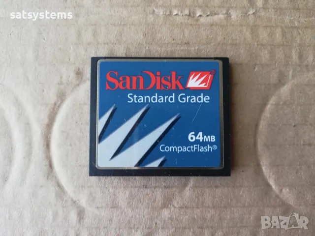 SanDisk Standard Grade 64MB Compact Flash Memory Card, снимка 5 - Други - 47455551