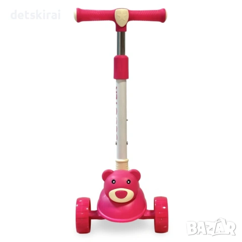 Сгъваема музикална тротинетка мече, снимка 2 - Скутери и тротинетки - 54056825
