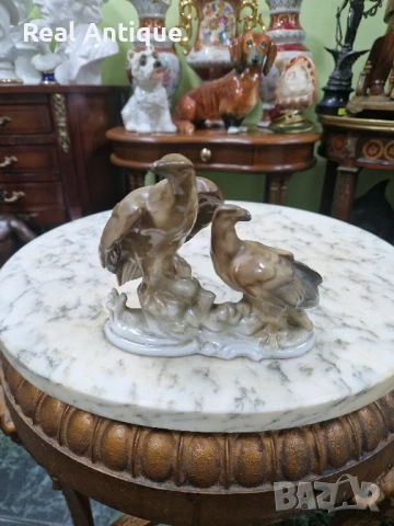 Стара много рядка антикварна немска порцеланова фигура Fraureuth 