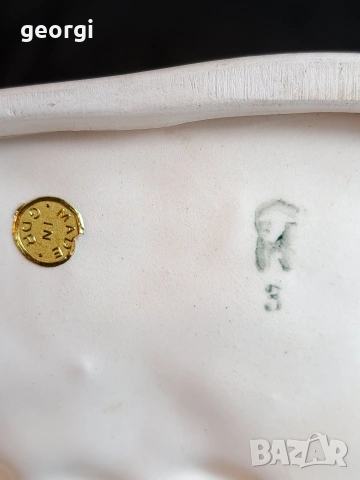 немска порцеланова фигурка сърна GDR , снимка 4 - Колекции - 54176703