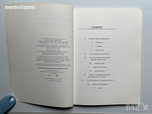Basic Design: The Dynamics of Visual Form, Maurice de Sausmarez, A Design Handbook, снимка 2 - Специализирана литература - 51452773