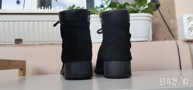 Боти Skor 39н.Естествен велур и кожа , снимка 12 - Дамски боти - 52127043