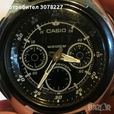 Мъжки часовник Casio AQ-163, снимка 4 - Мъжки - 45605850