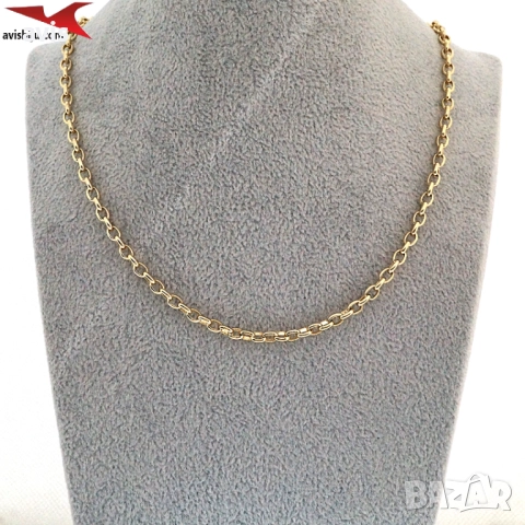 Синджир с 14К златно покритие 254560, снимка 4 - Колиета, медальони, синджири - 52934056