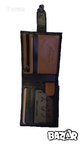 Стилно мъжко портмоне от естествена к., снимка 2 - Портфейли, портмонета - 45544013