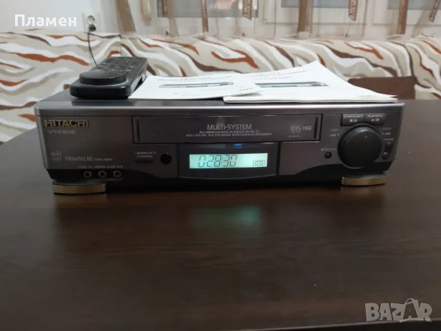 HITACHI  VHS-VIDEO, снимка 5 - Плейъри, домашно кино, прожектори - 48428601