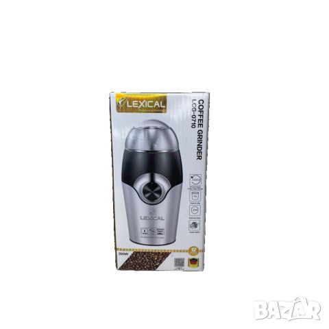 Електрическа кафемелачка от неръждаема стомана Lexical LCG-0710, снимка 1 - Кафемашини - 46364519