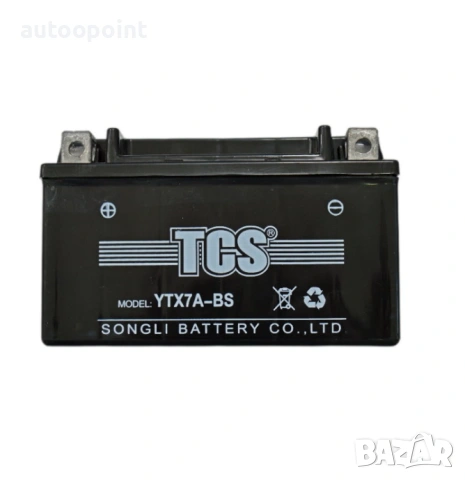 Акумулатор за мотор 6AH YTX7A-BS мотоциклет, мотопед и АТВ , снимка 2 - Аксесоари и консумативи - 54004304