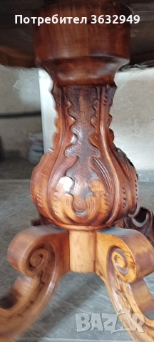 масивна маса, снимка 3 - Антикварни и старинни предмети - 52950110