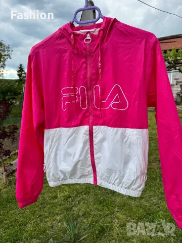 Оригинално яке Fila розово, снимка 4 - Якета - 50286318
