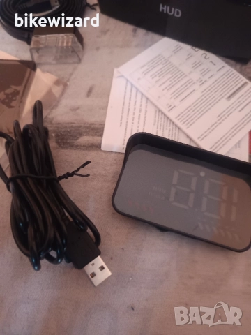 Head Up дисплей OBD2 и GPS, MPH, 3.5"/8.9 см автомобилен HUD дисплей ЧЕТЕТЕ ОПИСАНИЕТО, снимка 4 - Аксесоари и консумативи - 52209992
