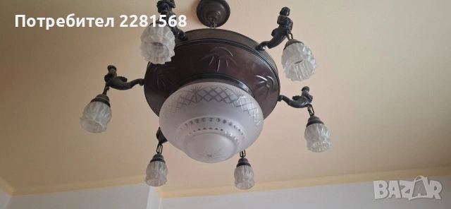 Старинни автентични мебели от началото на миналия век от масив с резба, снимка 8 - Антикварни и старинни предмети - 53941793