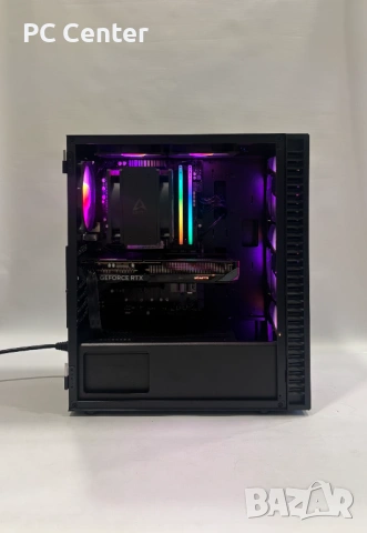 Геймърски компютър AMD Ryzen 7 5700X, RTX 5060 8GB, 16GB ram, снимка 2 - Геймърски - 53471828