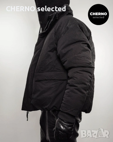 Мъжко черно пухено яке ZARA Water Repellent 4-Way Stretch Puffer Jacket – Размер L•XL , снимка 10 - Якета - 53155687