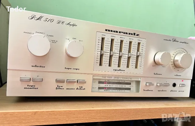 Marantz PM 510 DC интегриран усилвател, снимка 1 - Ресийвъри, усилватели, смесителни пултове - 46945947