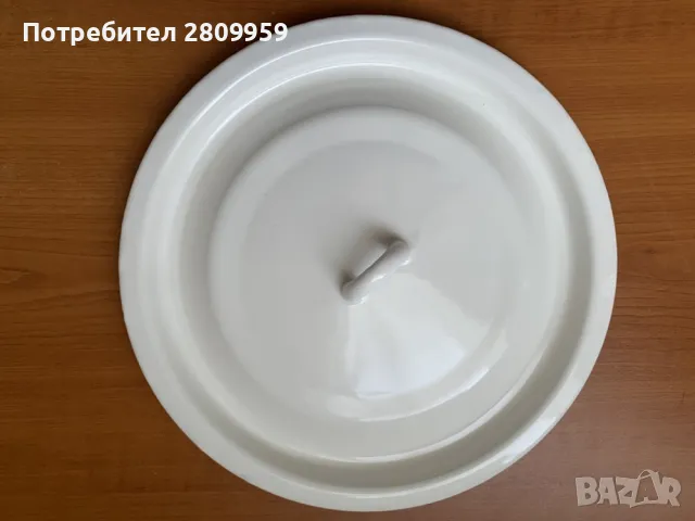 Емайлирана тенджера с капак, снимка 4 - Съдове за готвене - 50309542