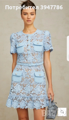 Рокля по модел на Self- portrait, снимка 1 - Рокли - 53744041